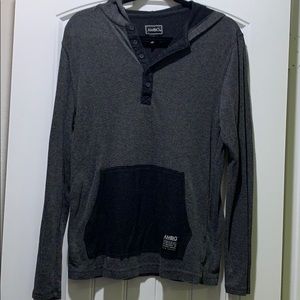 Ambig Hooded Long Sleeve Sweater